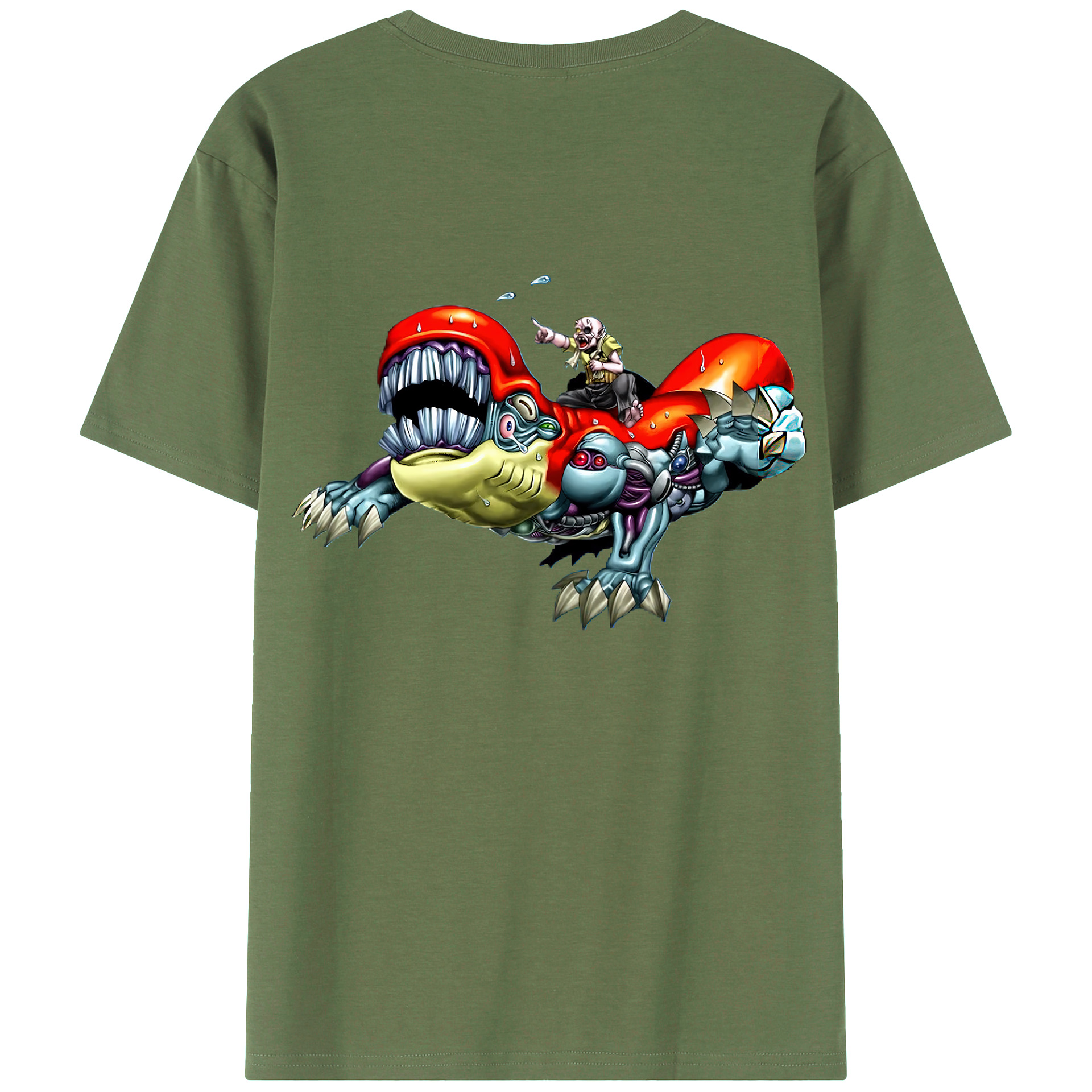 （画像用） 遊☆戯☆王 Yu-Gi-Oh! 綿100％ メンズ半袖Tシャツ（バックプリント） 通気性